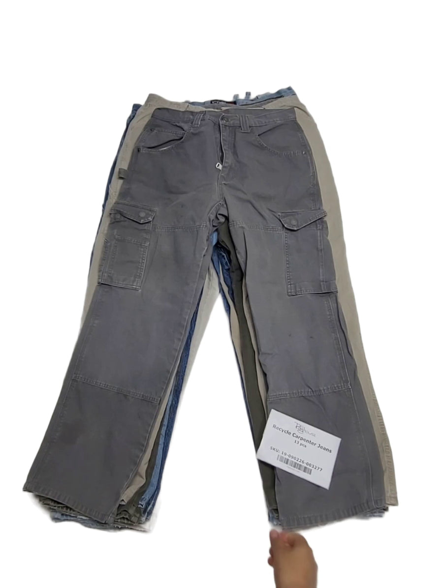 Recycle Mens Carpenter Jeans 13 pcs