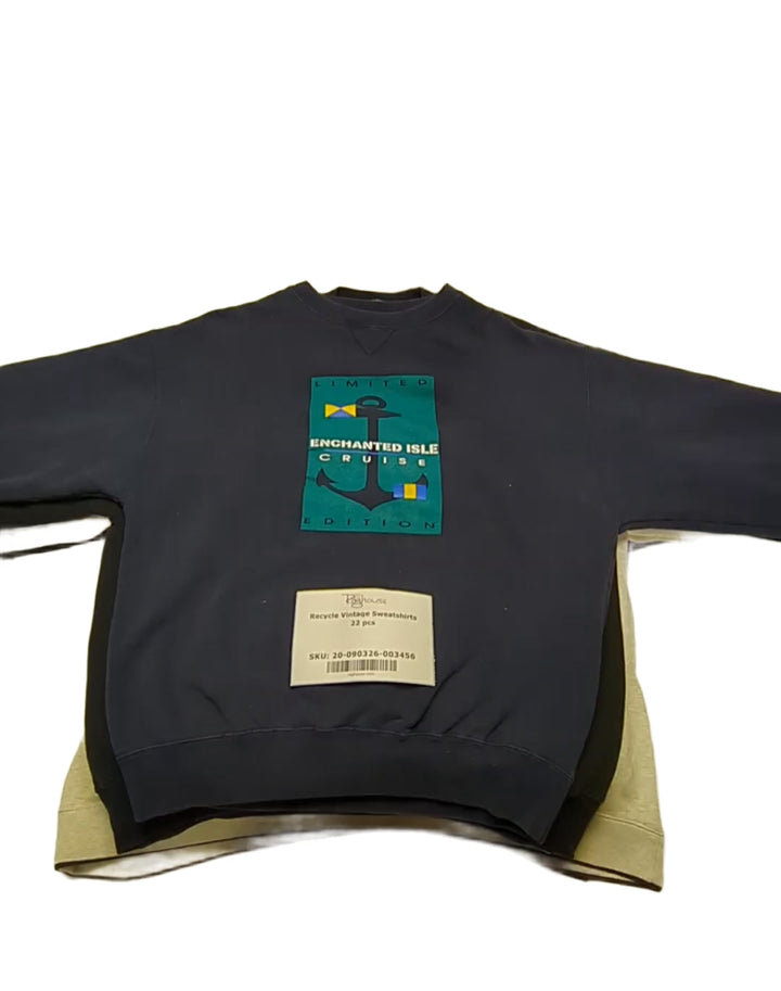 Recycle Vintage Sweatshirts 22 pcs