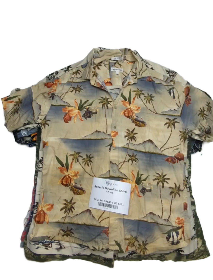 Recycle Hawaiian Shirts 47 pcs