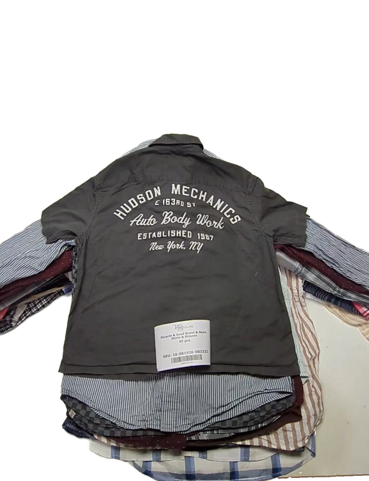 Recycle & Good Brand & Skate Shirts & Blouses 45 pcs