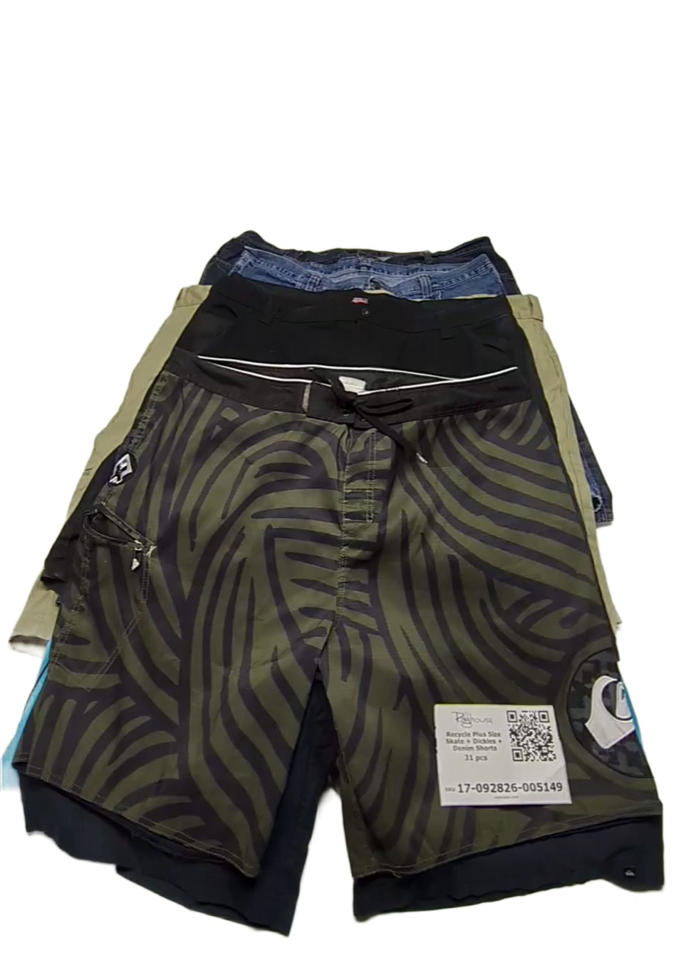 Recycle Plus Size Skate + Dickies + Denim Shorts 31 pcs
