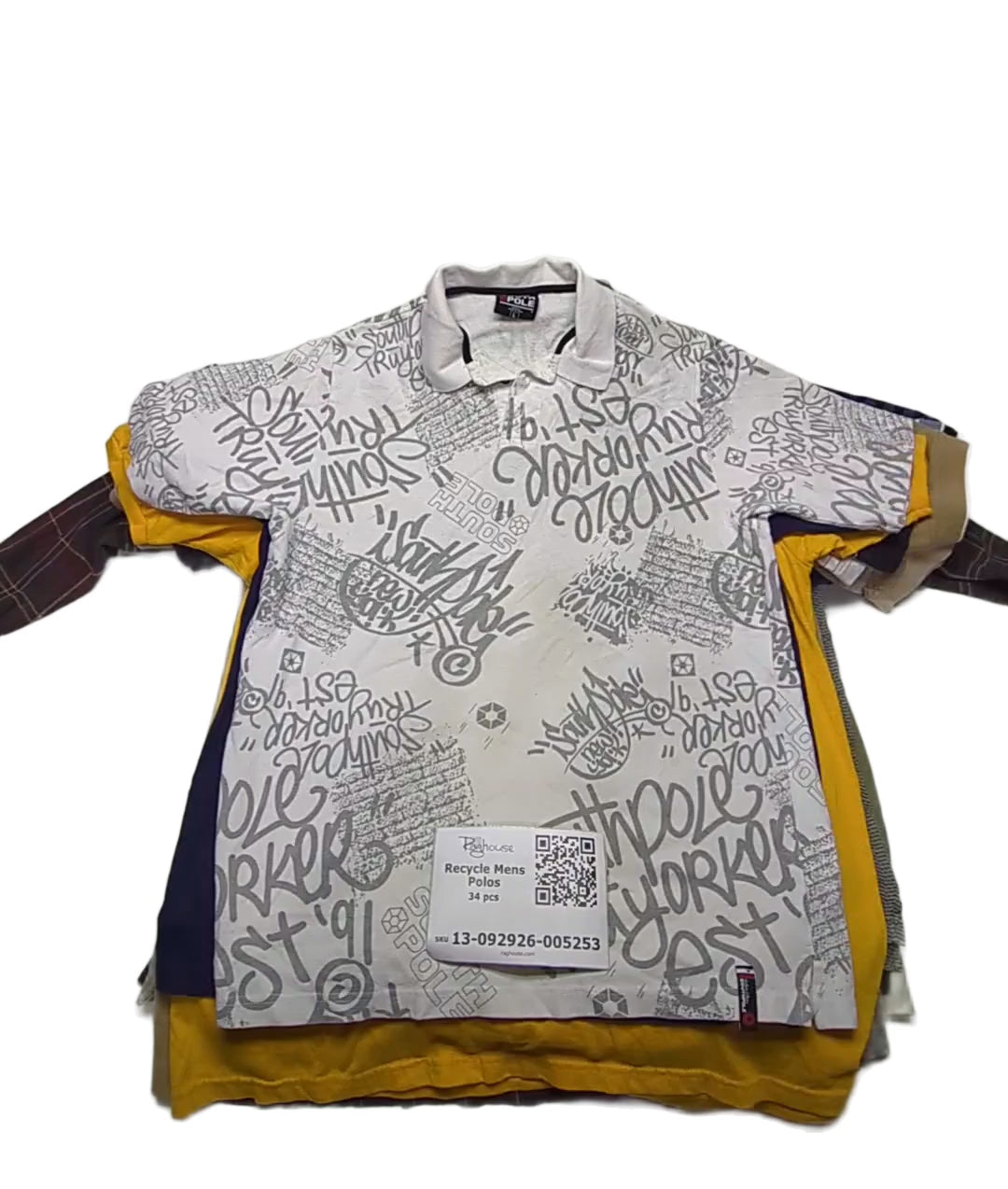 Recycle Mens Polos 34 pcs
