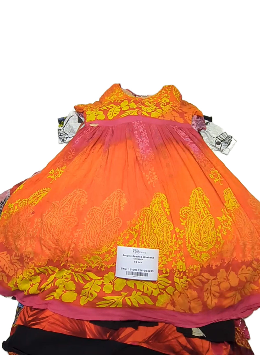 Recycle Beach & Weekend Dresses 51 pcs