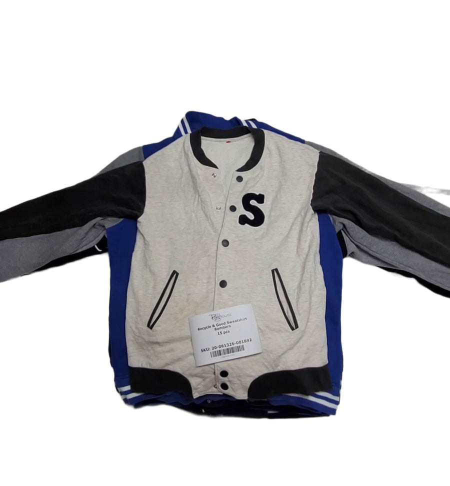 Recycle & Good Sweatshirt Bombers 15 pcs