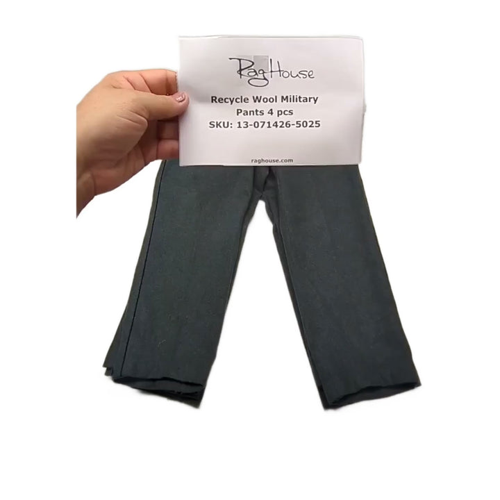 Recycle Wool Military Pants 4 pcs