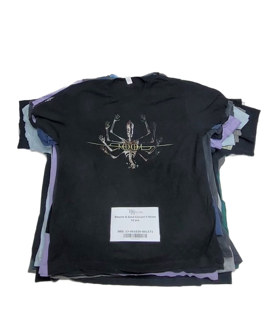 Recycle & Good Concert T-Shirts 52 pcs