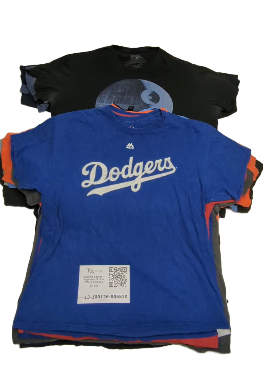 Recycle Sports + Superhero & Star Wars T-Shirts 57 pcs