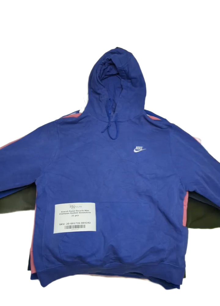 Araceli Pastel Recycle Nike Champion Reebok Sweatshirts 21 pcs