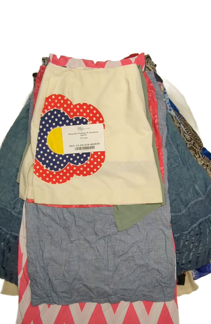 Recycle Vintage & Summer Skirts 53 pcs