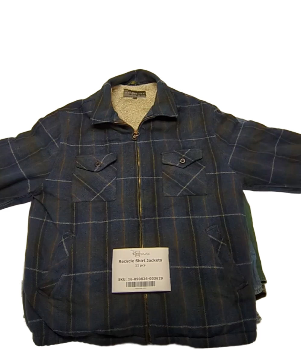 Recycle Shirt Jackets 11 pcs