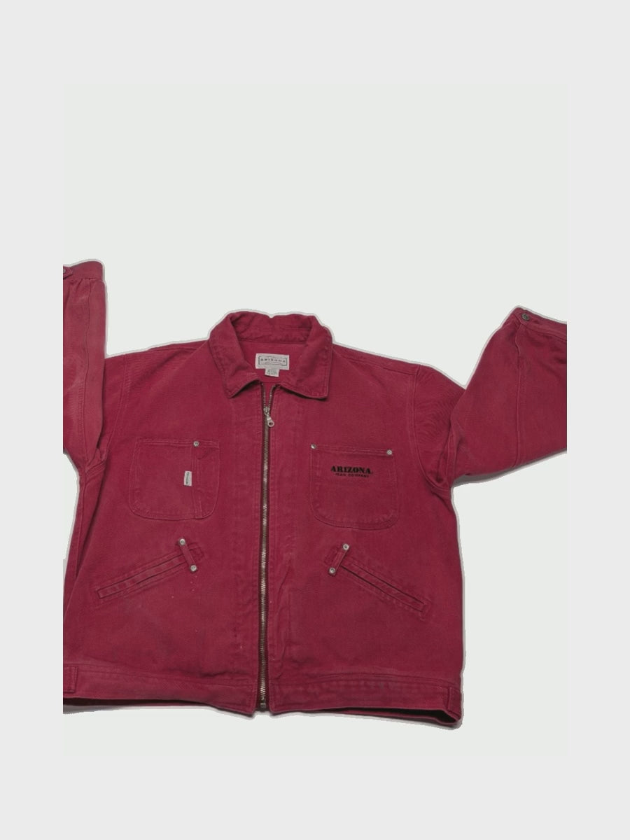Arizona Jean Company Denim Zipper Jacket M 1 pc