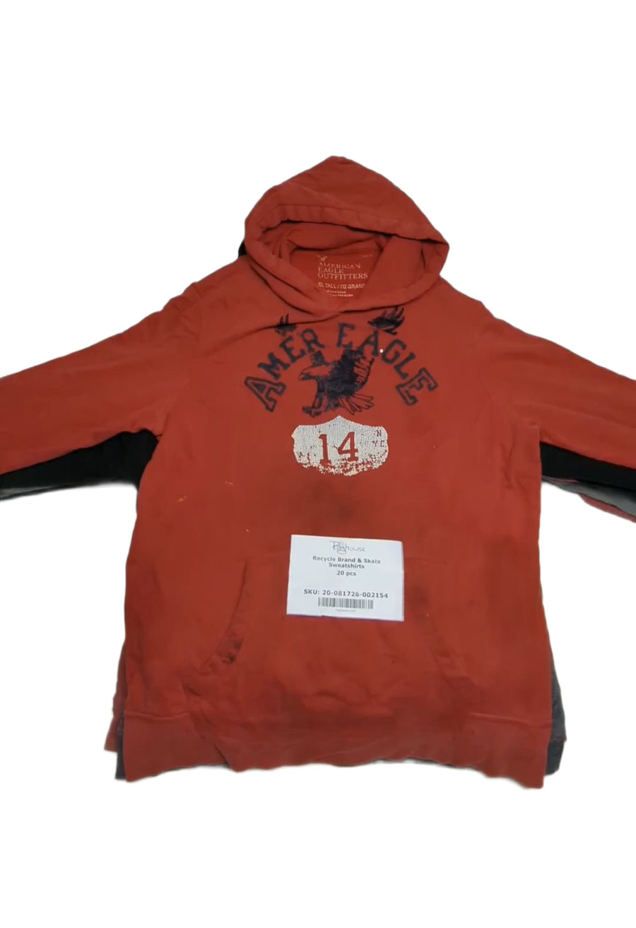 Recycle Brand & Skate Sweatshirts 20 pcs