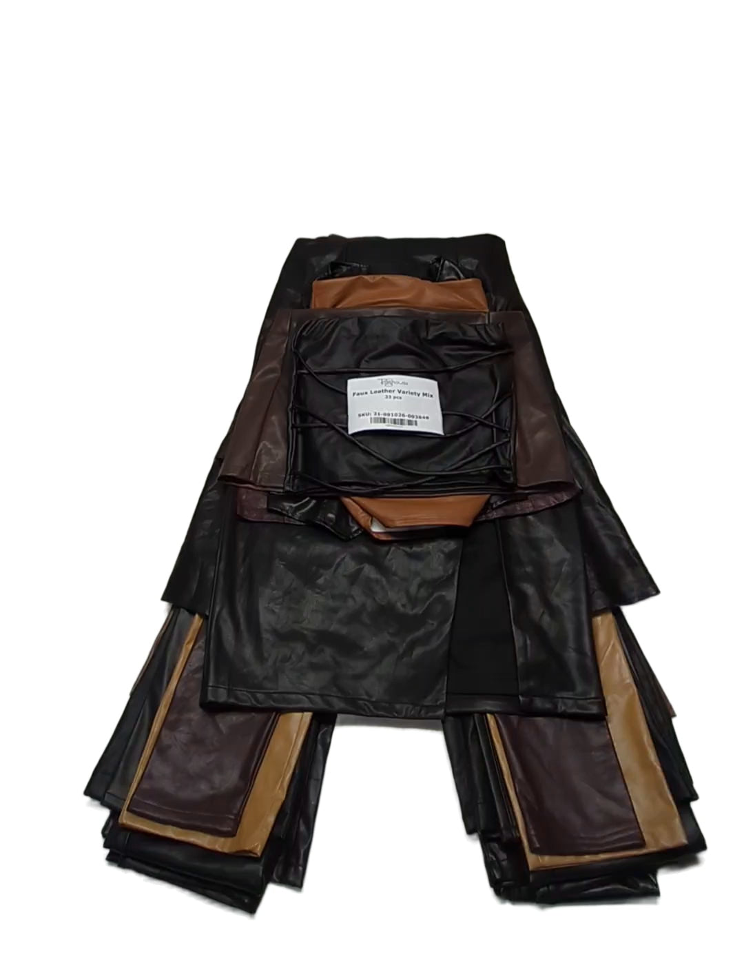 Faux Leather Variety Mix 33 pcs