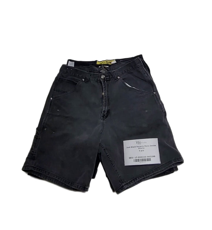 Just Black Recycle Mens Denim Shorts 5 pcs