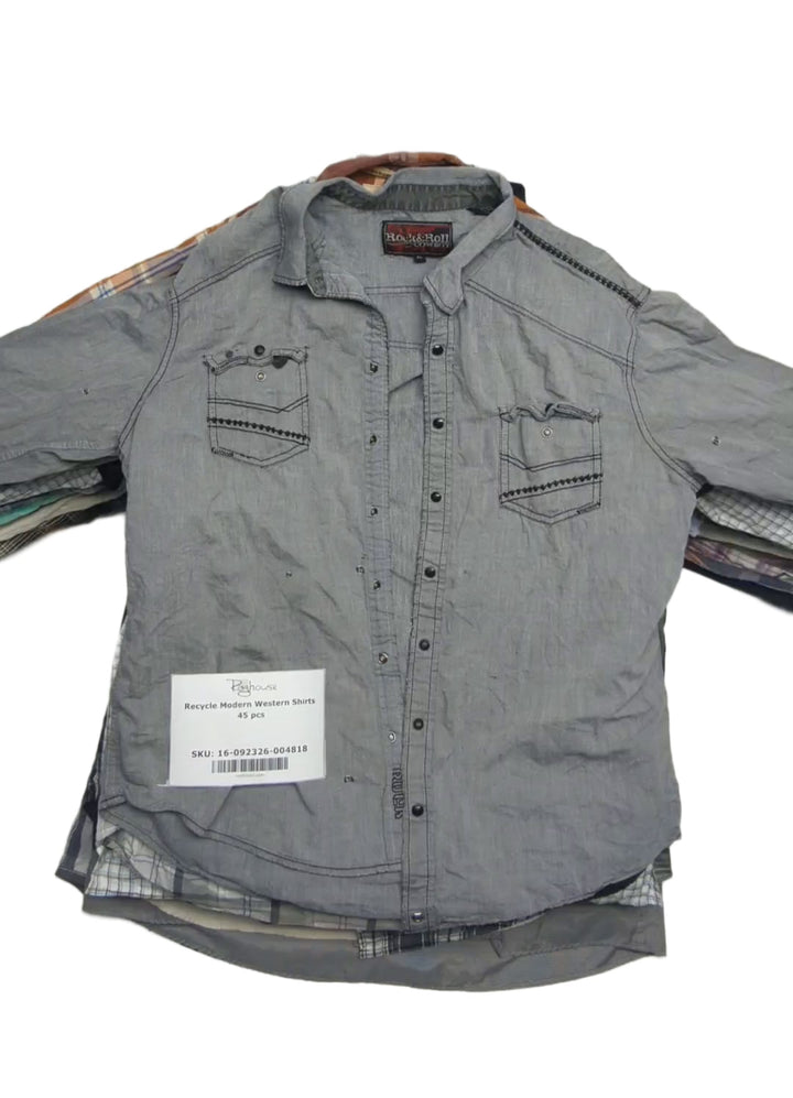 Recycle Modern Western Shirts 45 pcs