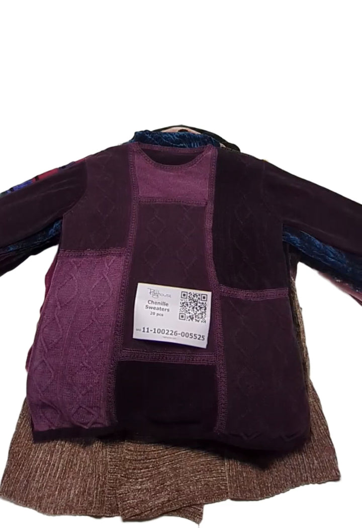 Chenille Sweaters 20 pcs