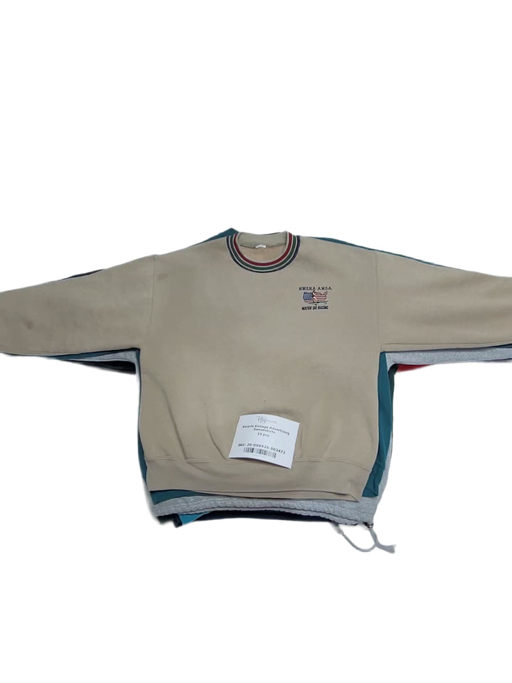 Recycle Vintage Advertising Sweatshirts 19 pcs