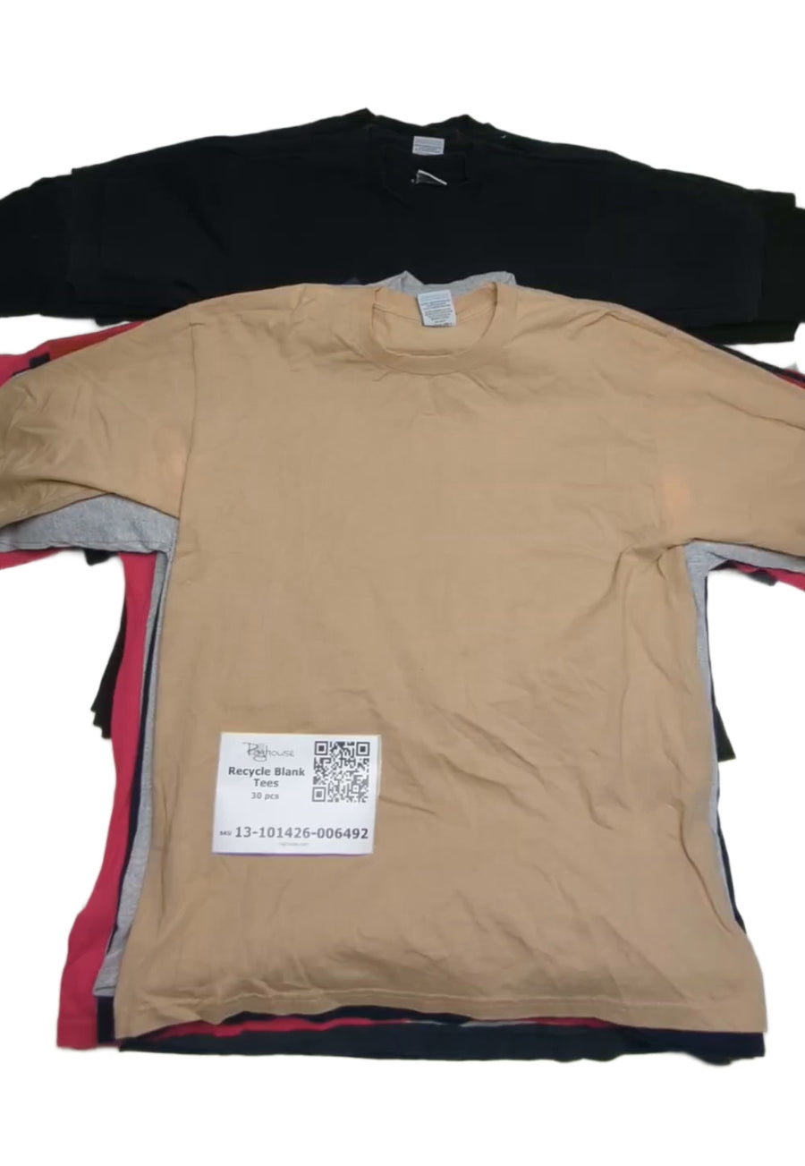 Recycle Blank Tees 30 pcs