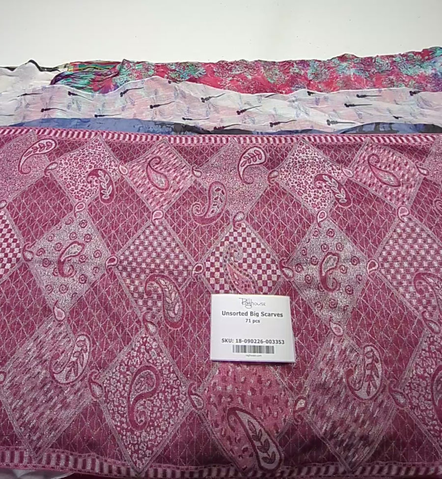 Big Scarves Unsorted 71 pcs