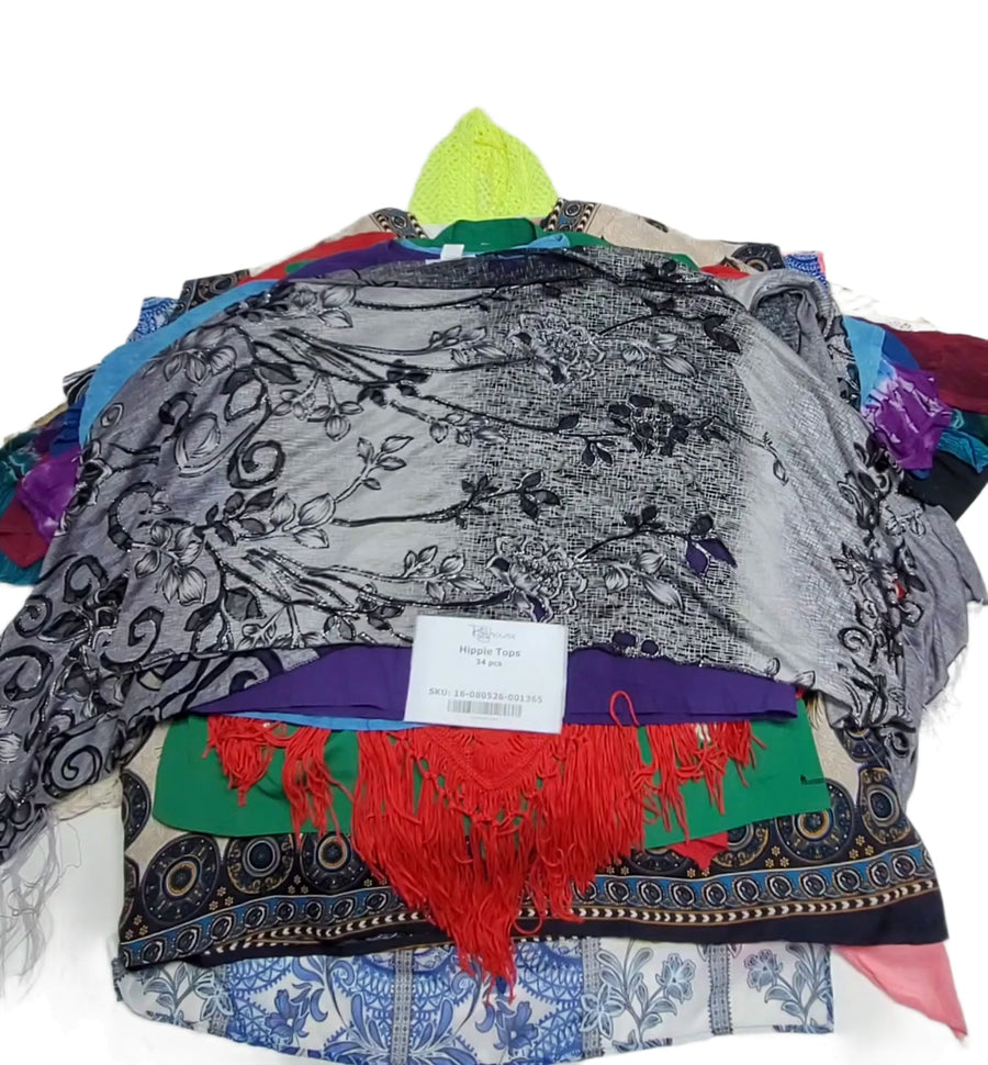 Hippie Tops 34 pcs