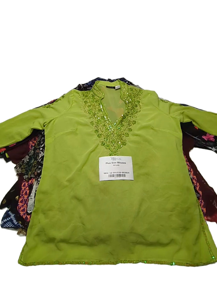 Plus Size Blouses 64 pcs
