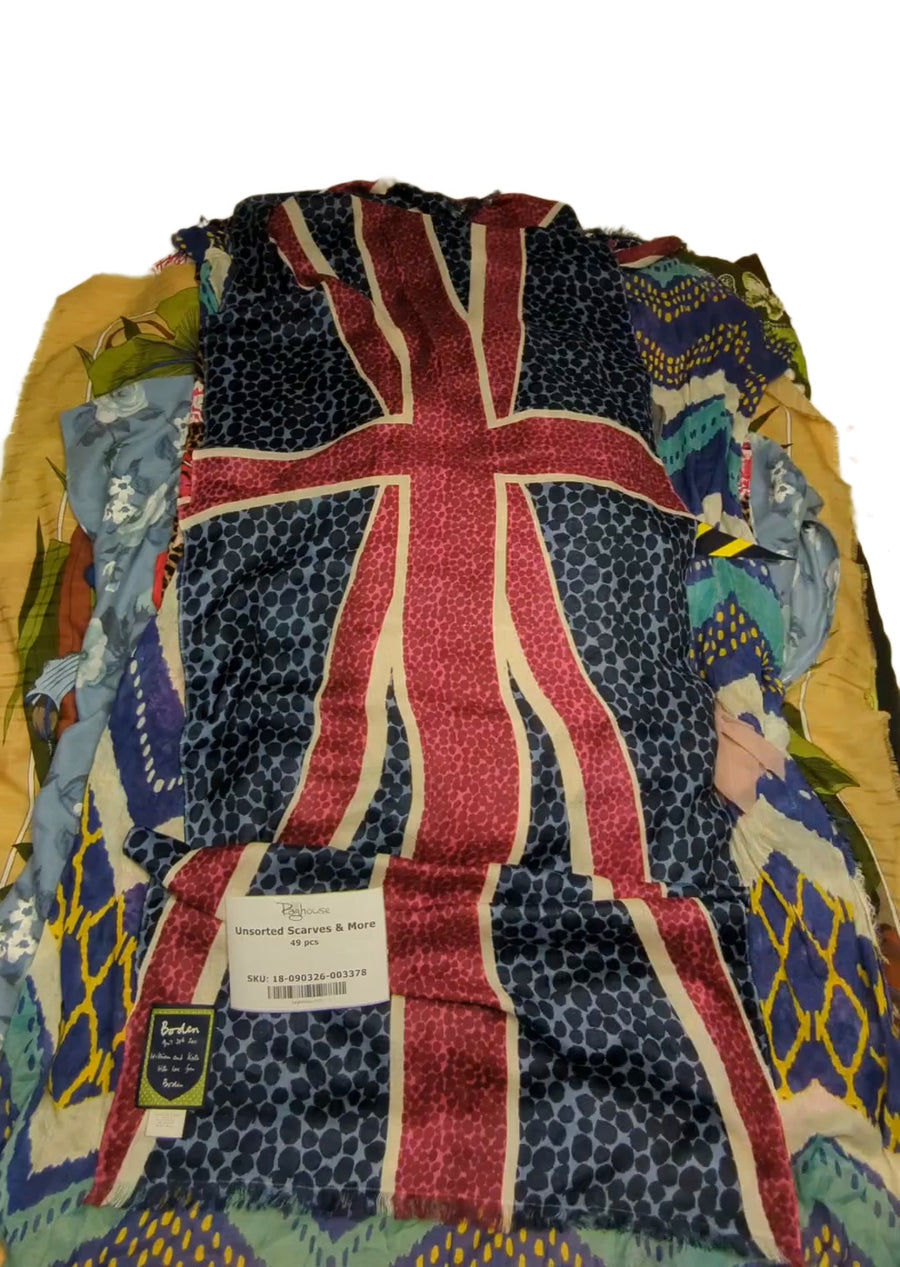 Big Scarves Unsorted & More 49 pcs