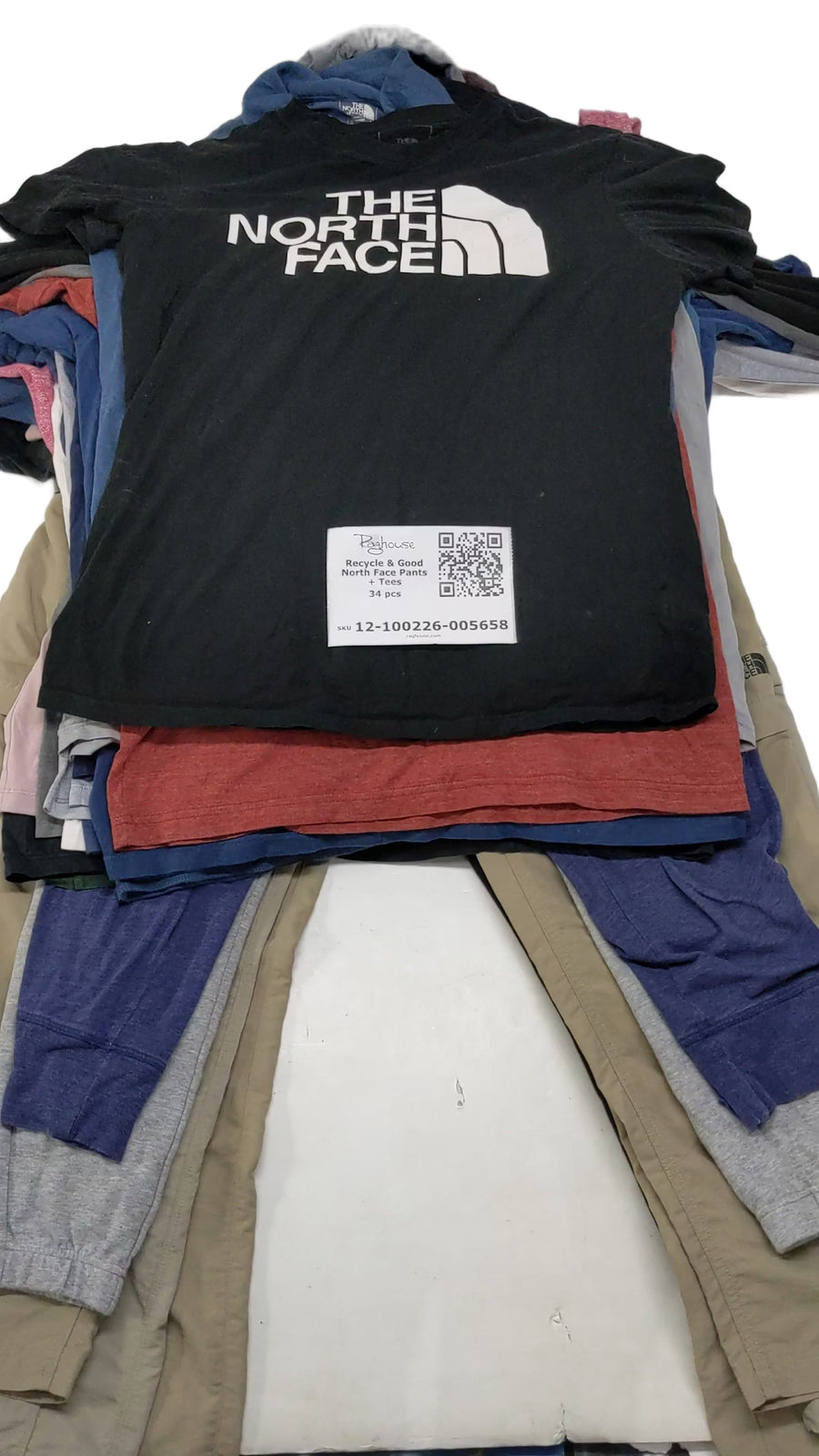 Recycle & Good North Face Pants + Tees 34 pcs