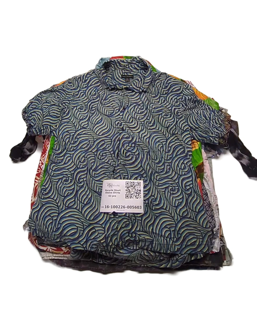 Recycle Short Sleeve Shirts 63 pcs