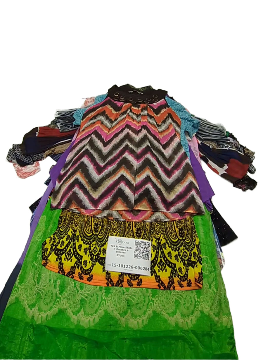 Y2K & More Skirts + Dresses + Blouses 53 pcs