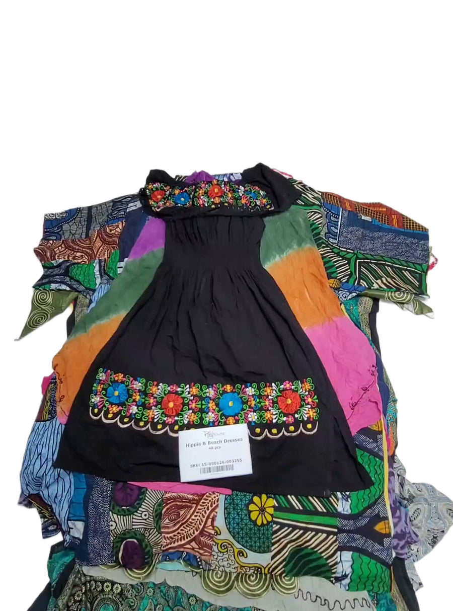 Hippie & Beach Dresses 48 pcs