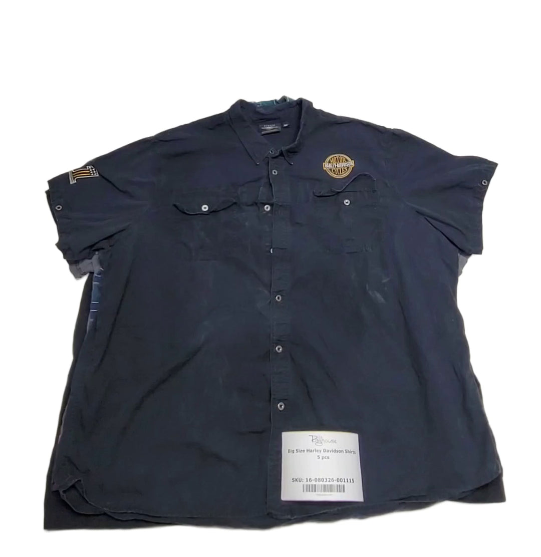 Big Size Harley Davidson Shirts 5 pcs