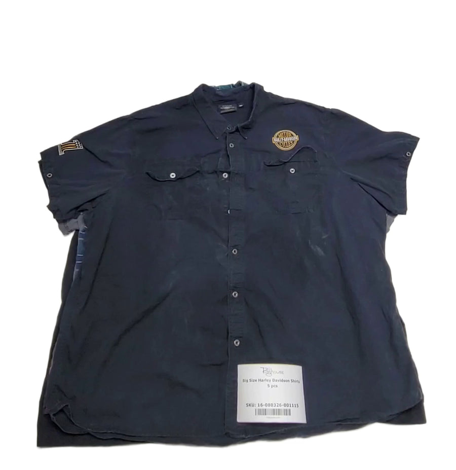 Big Size Harley Davidson Shirts 5 pcs