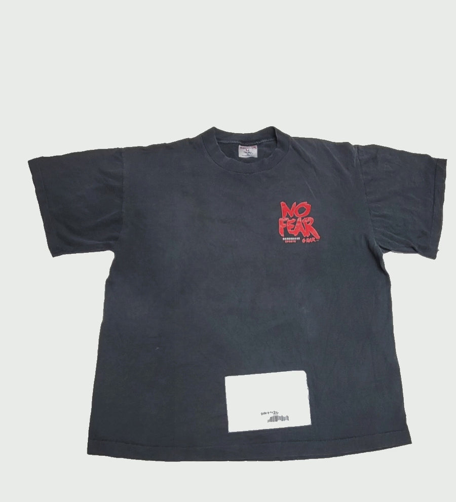 Vintage No Fear T-Shirt Dangerous Sports Gear XL 1 pcs
