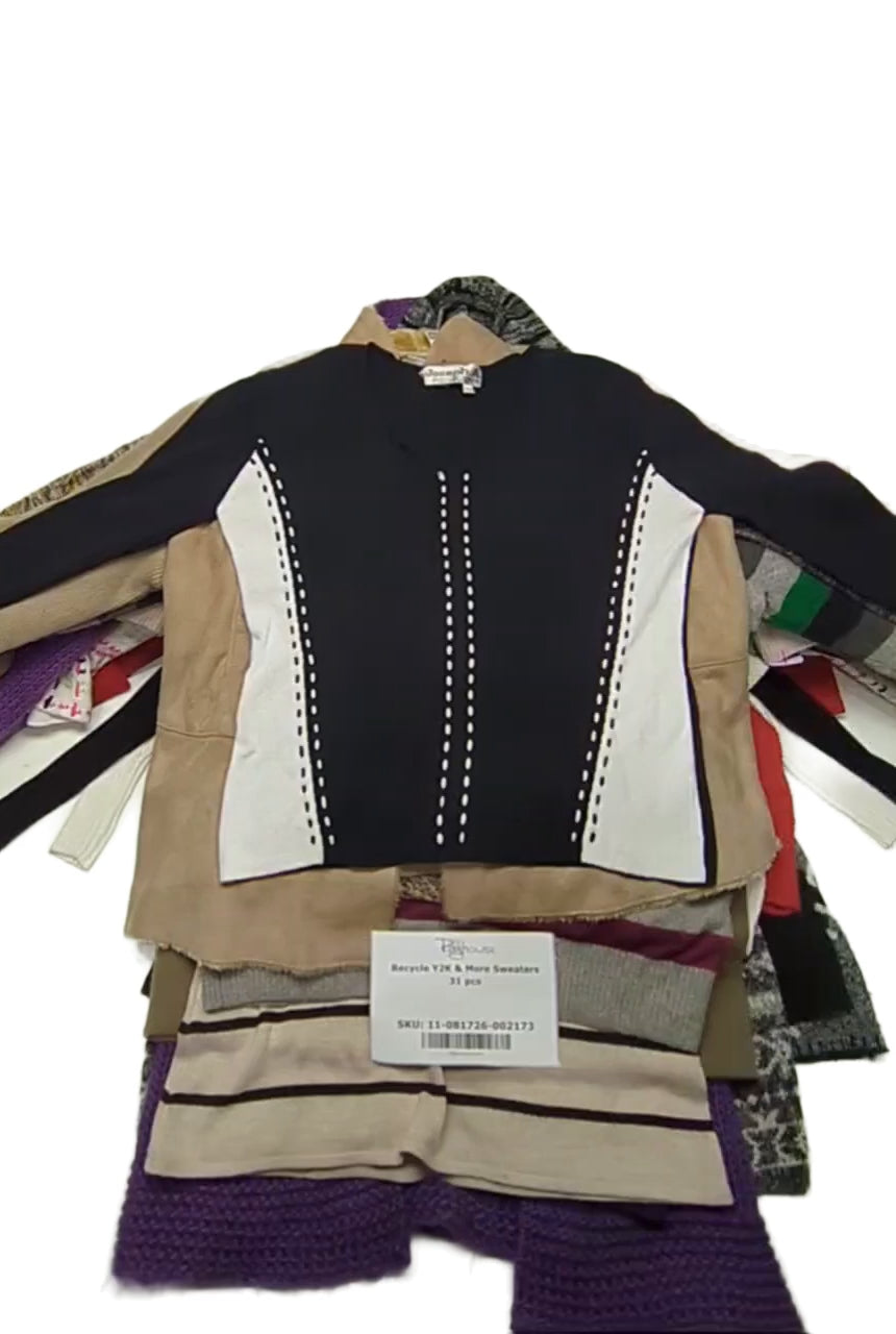 Recycle Y2K & More Sweaters 31 pcs
