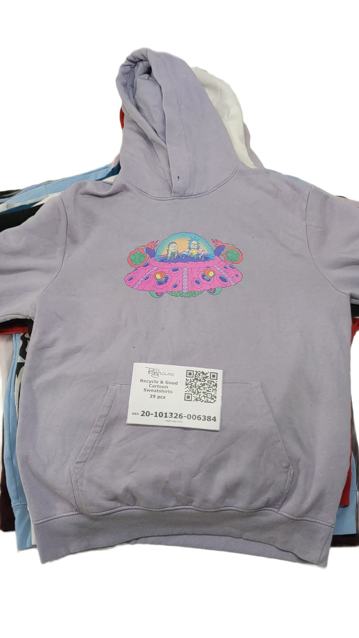 Recycle & Good Cartoon Sweatshirts 25 pcs