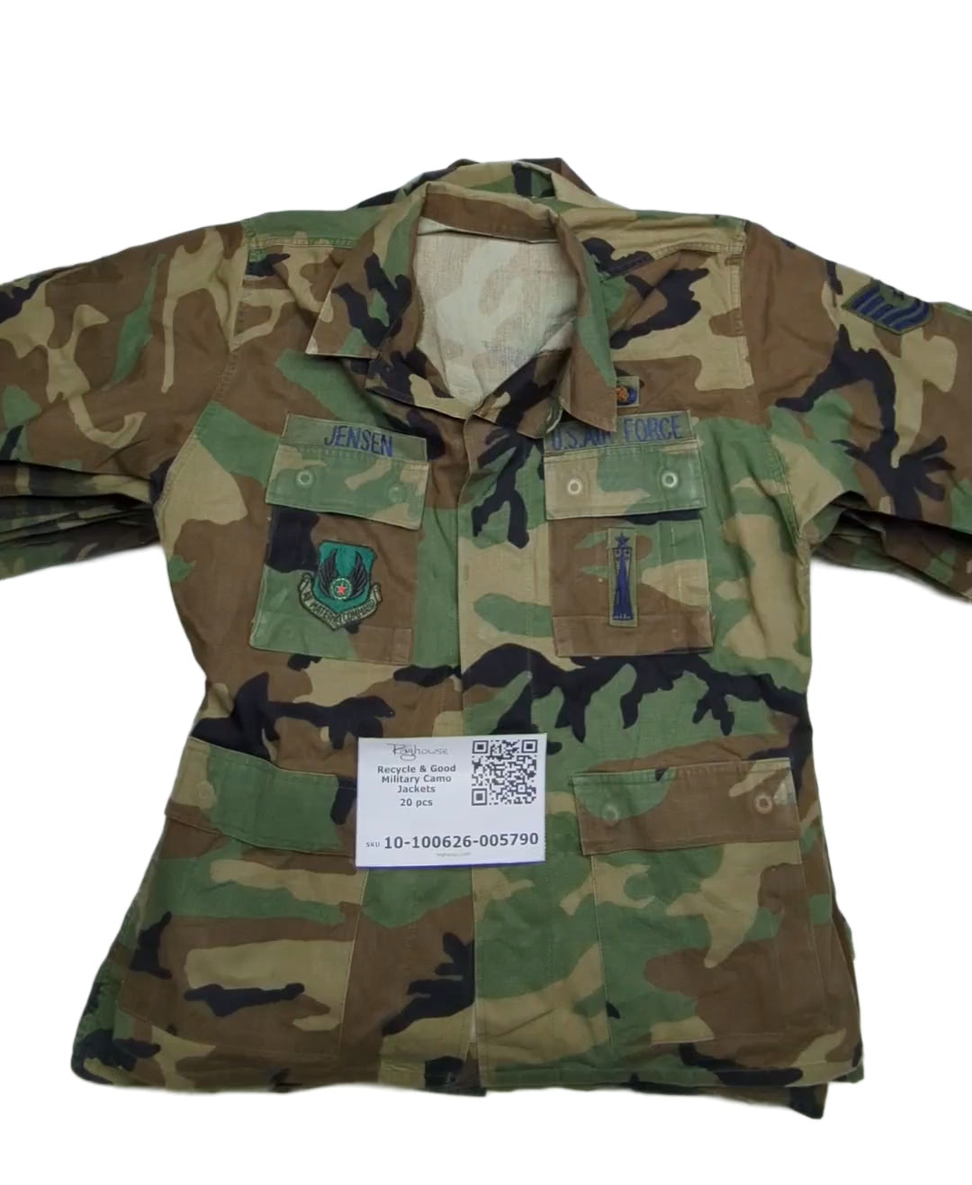 Recycle & Good Military Camo Jackets 20 pcs