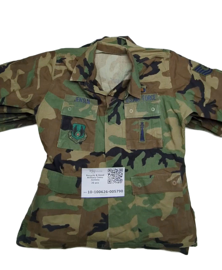 Recycle & Good Military Camo Jackets 20 pcs