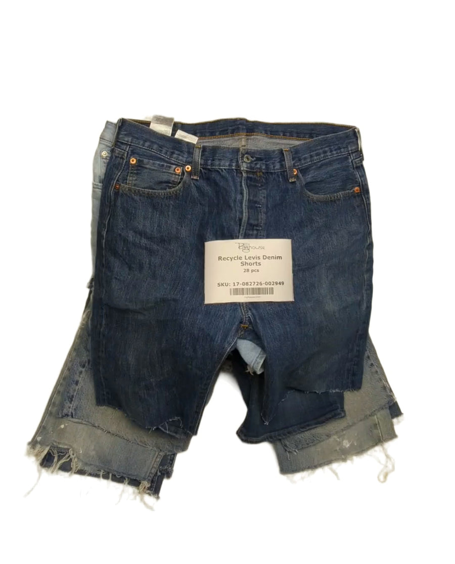 Recycle Levis Denim Shorts 28 pcs