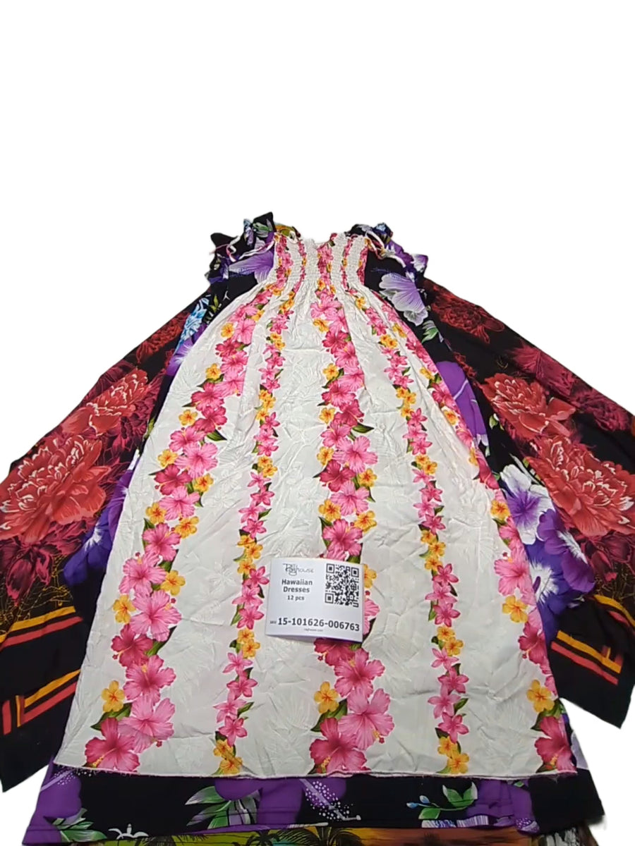 Hawaiian Dresses 12 pcs