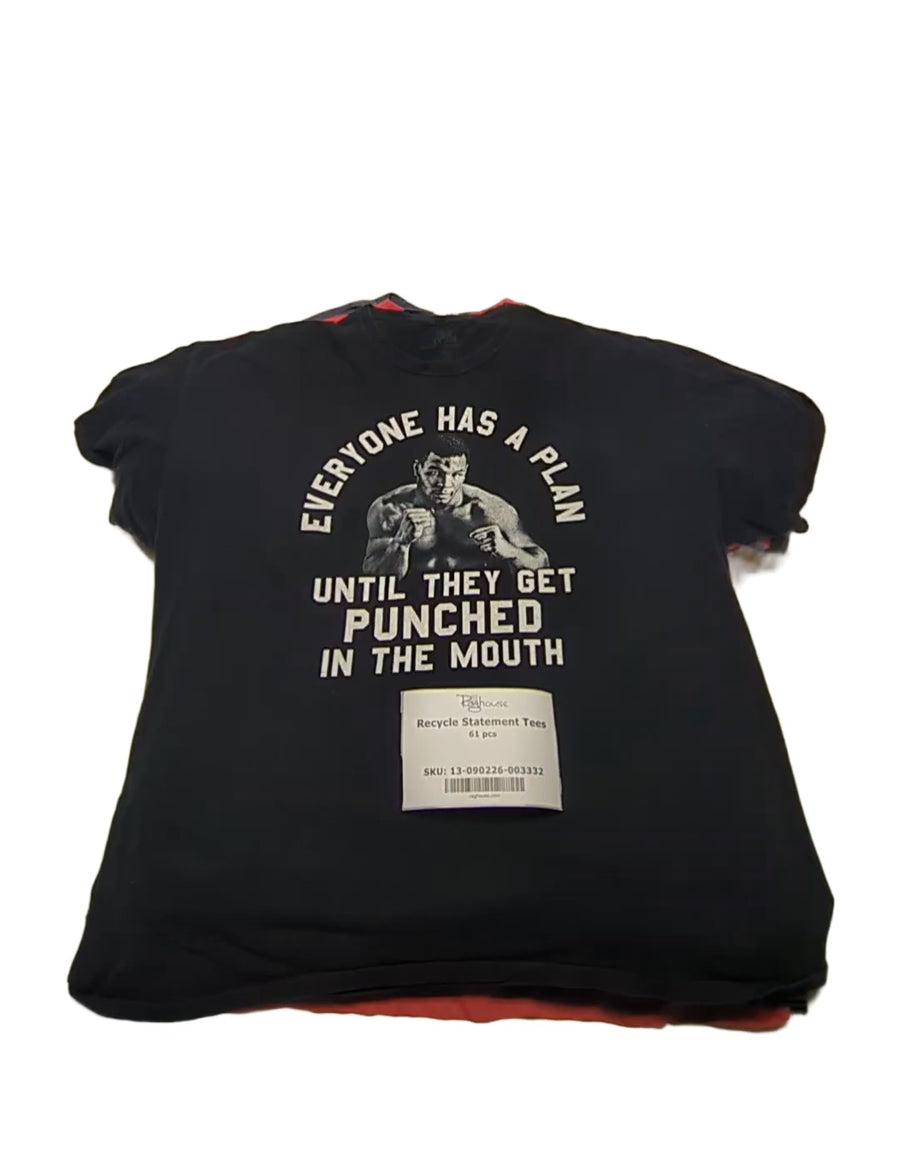 Recycle Statement Tees 61 pcs