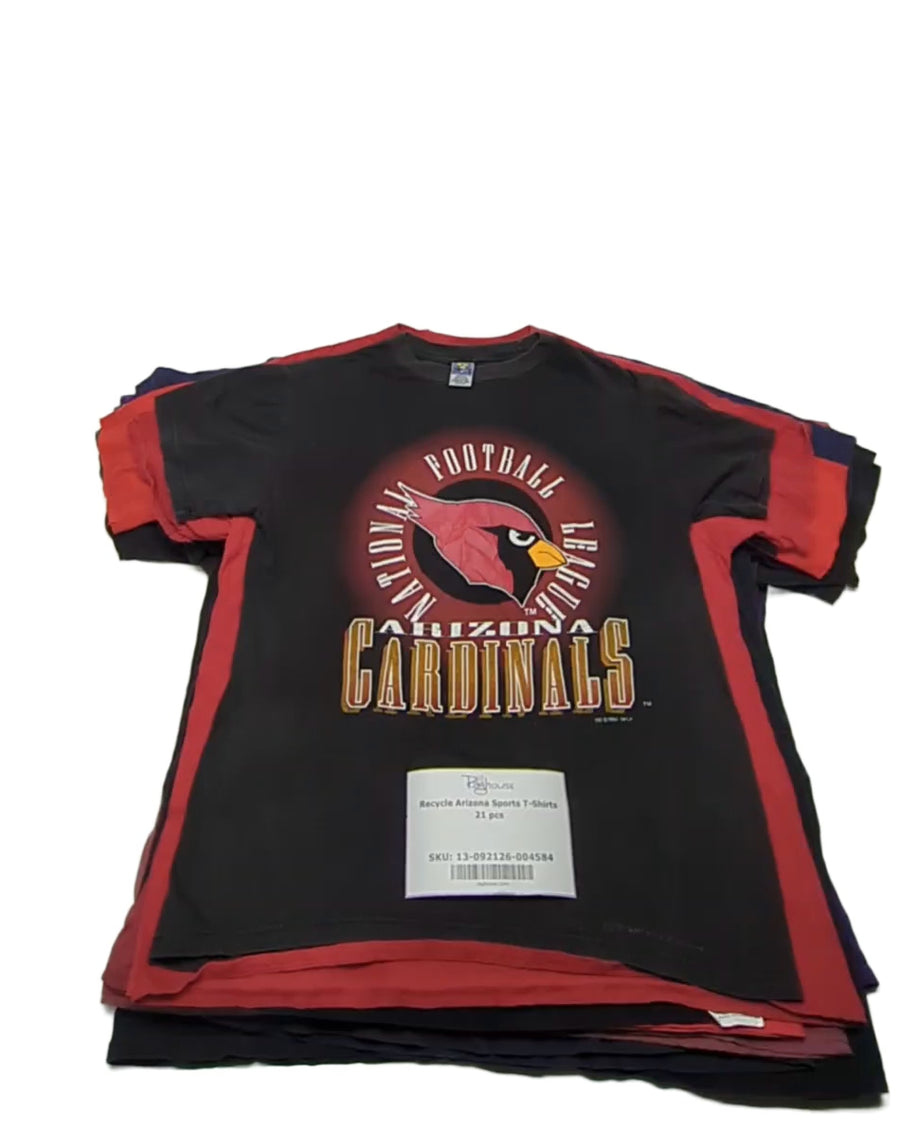 Recycle Arizona Sports T-Shirts 21 pcs
