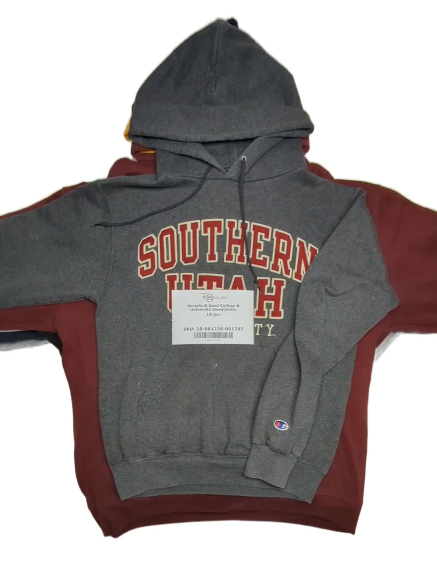 Recycle & Good College & University Sweatshirts 19 pcs