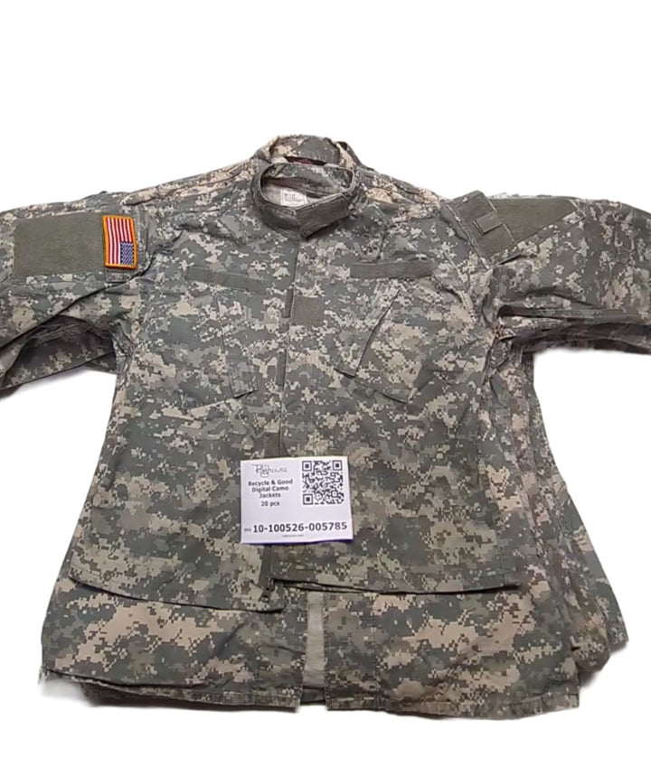 Recycle & Good Digital Camo Jackets 20 pcs