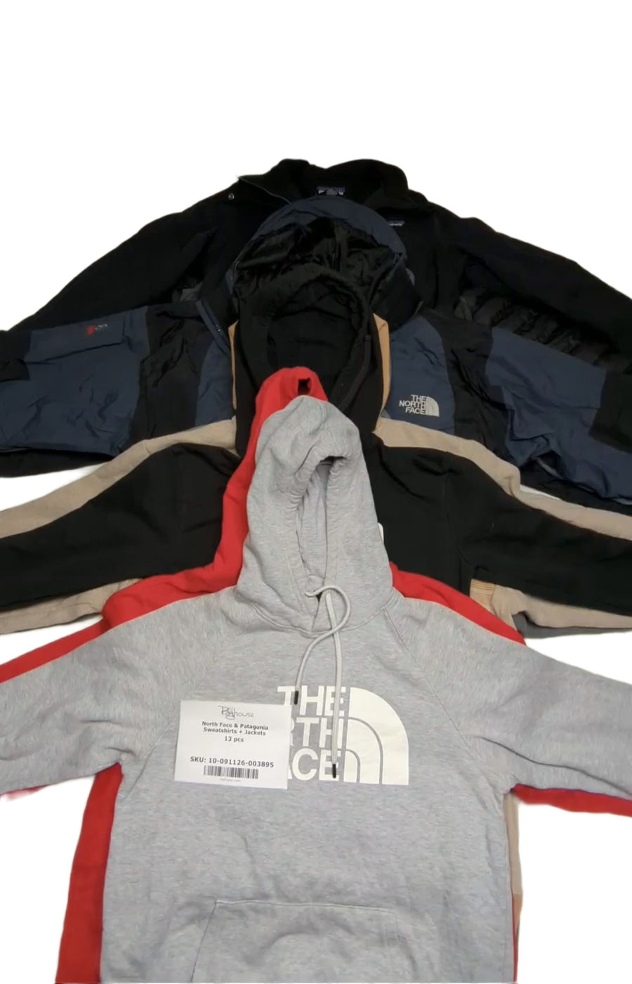 North Face & Patagonia Sweatshirts + Jackets 13 pcs