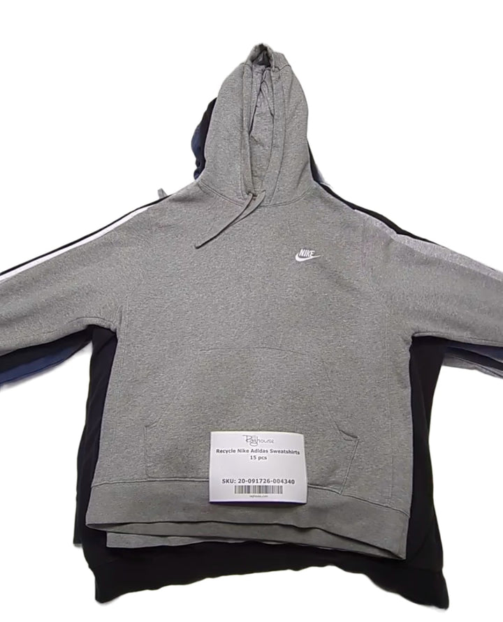 Recycle Nike Adidas Sweatshirts 15 pcs