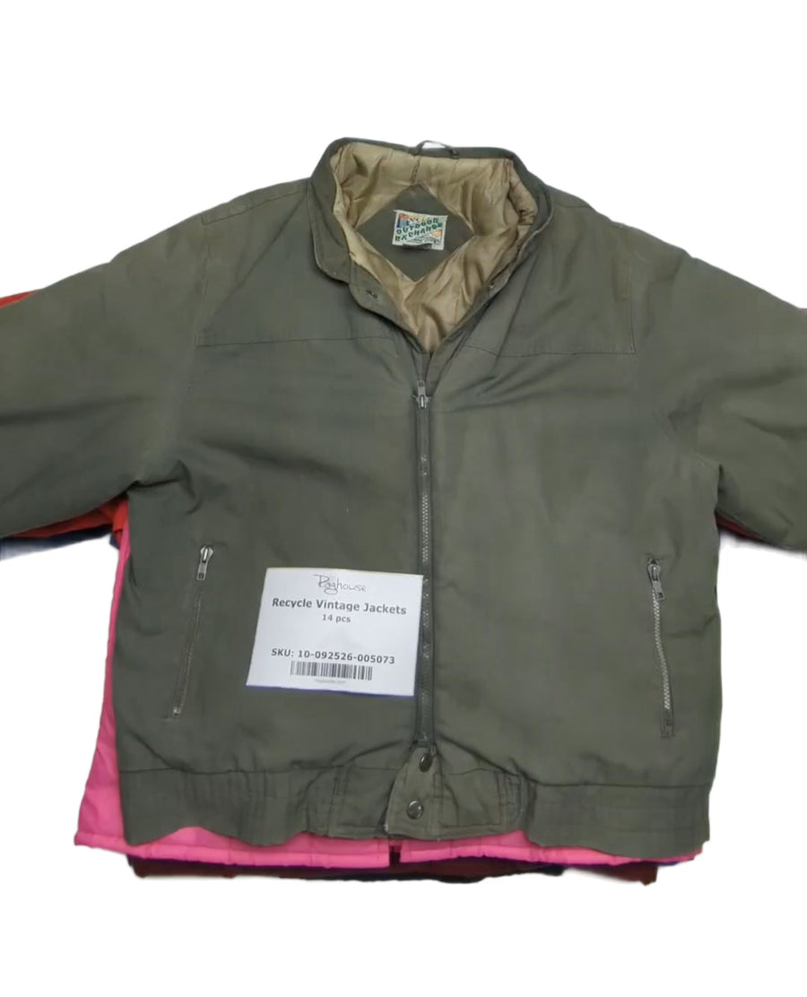 Recycle Vintage Jackets 14 pcs