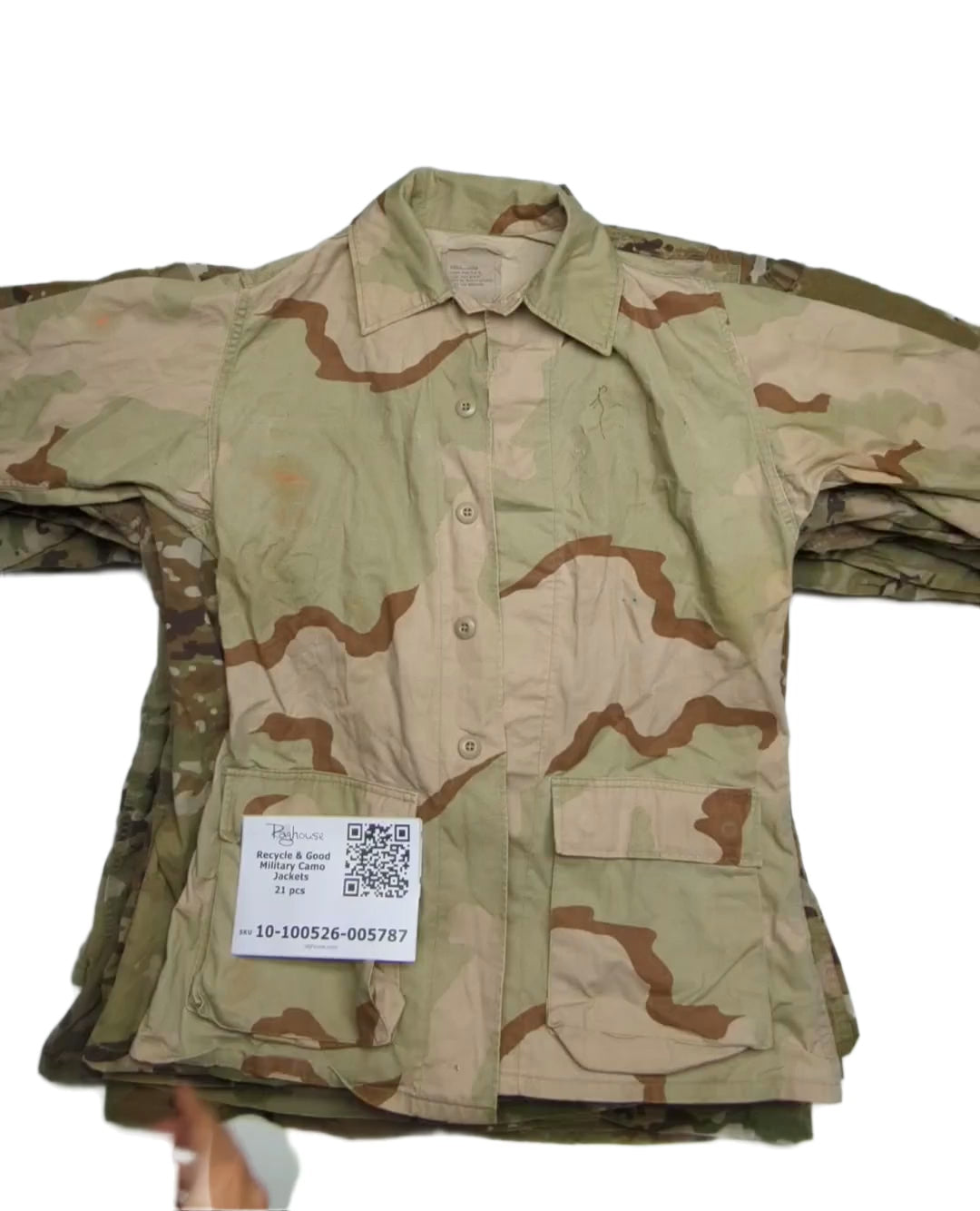 Recycle & Good Military Camo Jackets 21 pcs