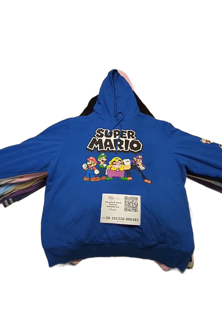 Recycle & Good Cartoon Sweatshirts 27 pcs