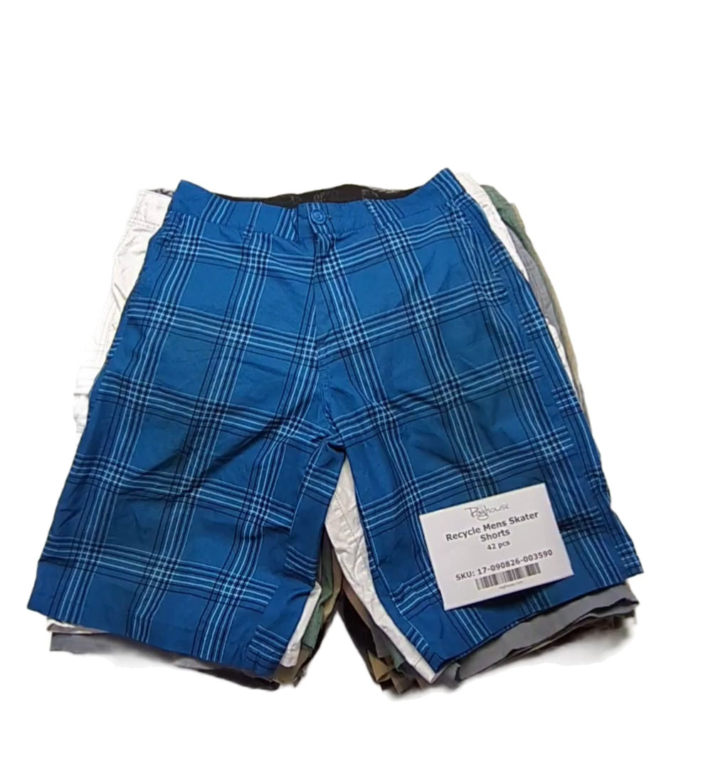 Recycle Mens Skater Shorts 42 pcs