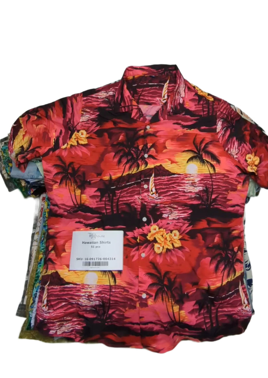 Hawaiian Shirts 51 pcs